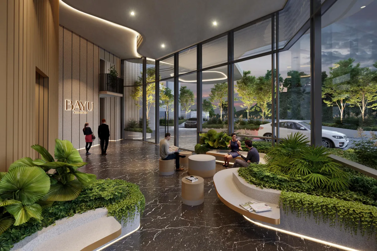 Bayu residence lobby at sabah damai