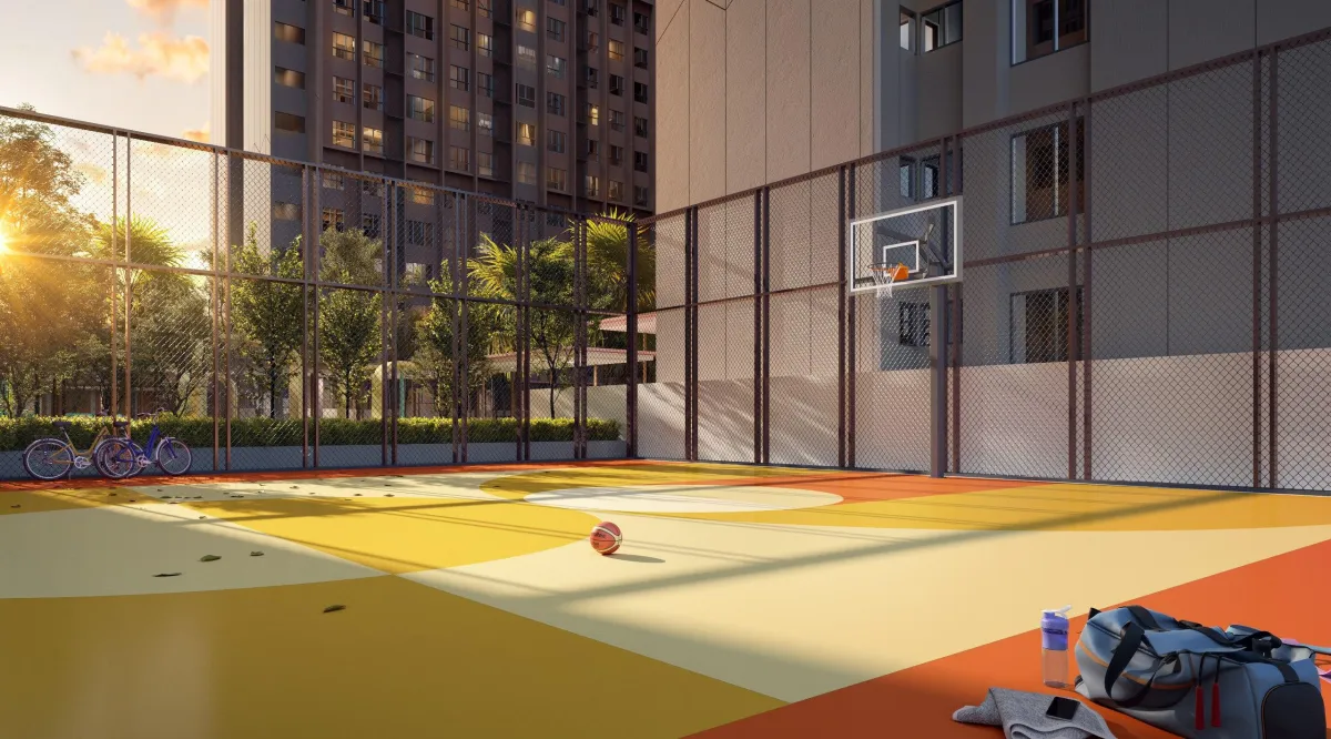 Kingswoodz Bukit Jalil have their own basketball court