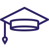 graduation cap icon