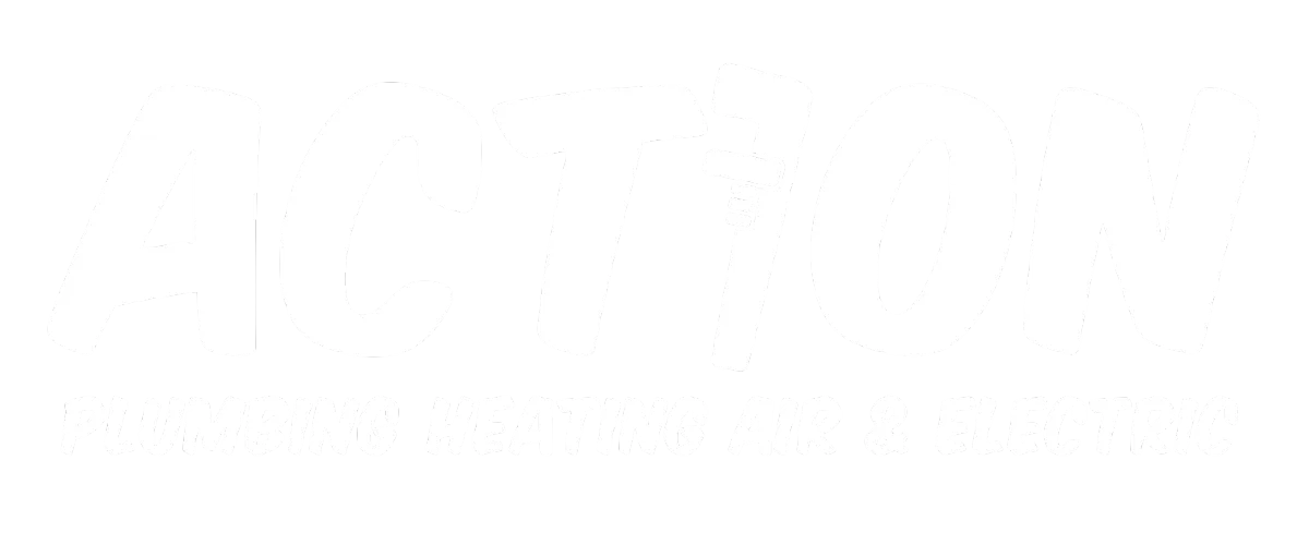 Action Plumbing Heating Air and Electric Logo