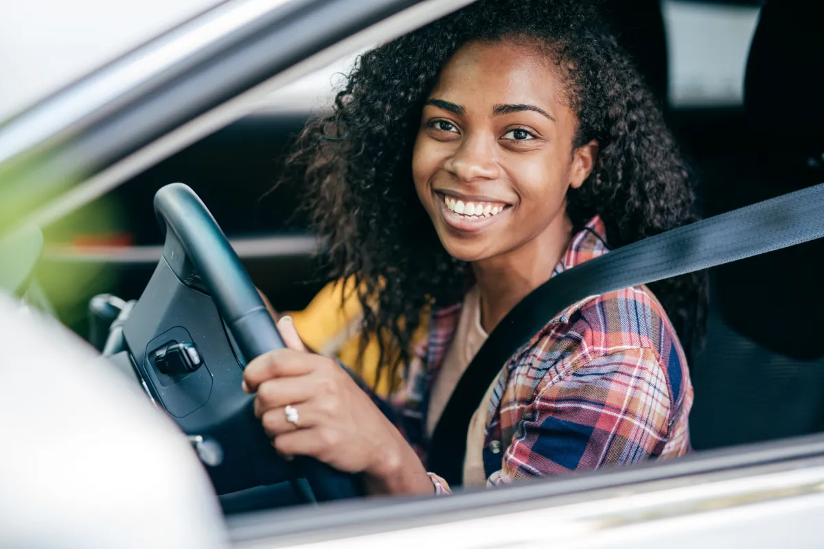 HealthUrWay enthusiastic driver in vehicle