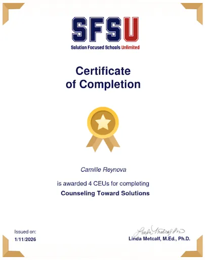 Certificate of Attendance