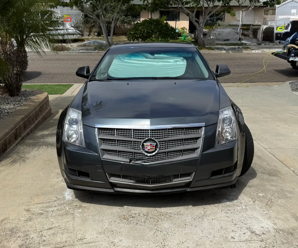 Vehicle paint after ceramic coating
