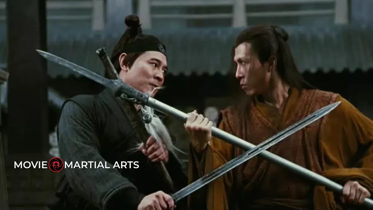 Tony Jaa performing a long single-take Muay Thai fight scene in The Protector.