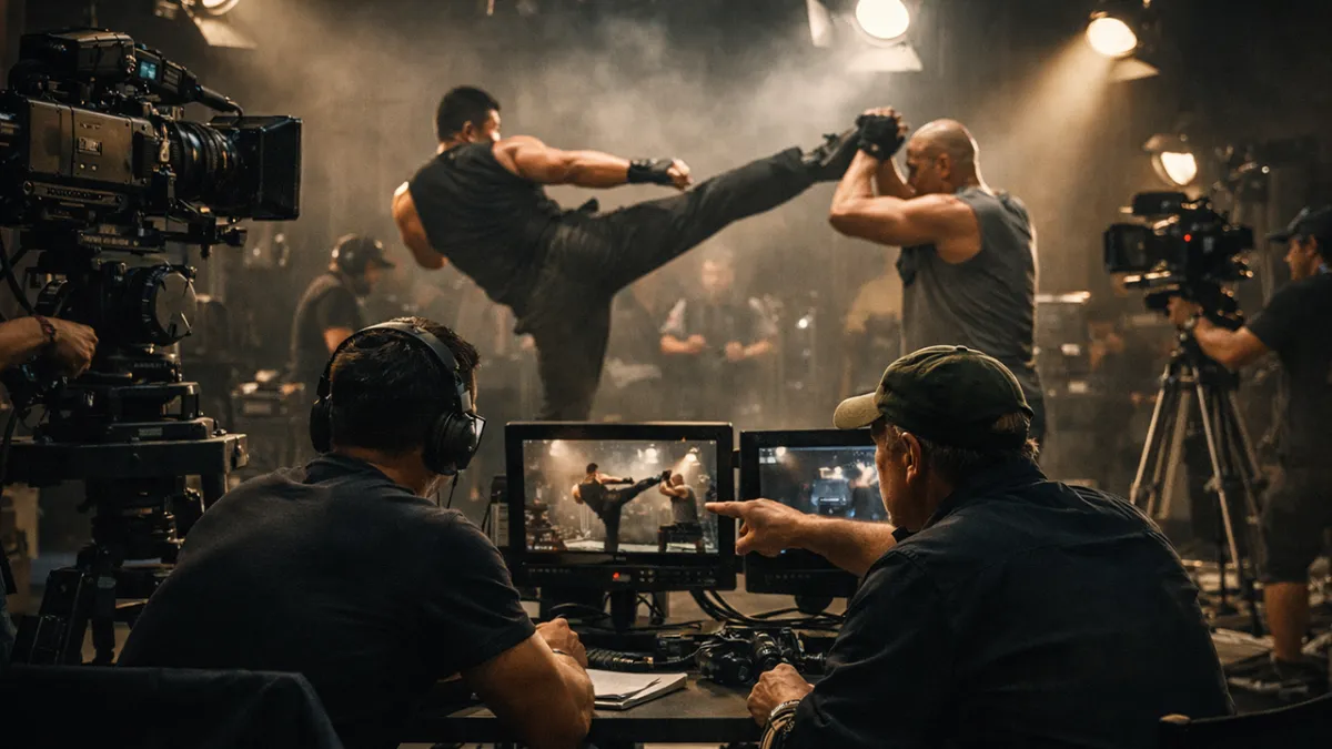 Casting professionals often review dozens of showreels when assembling stunt teams.