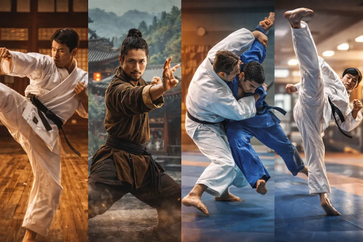 Martial arts in action a visual journey.