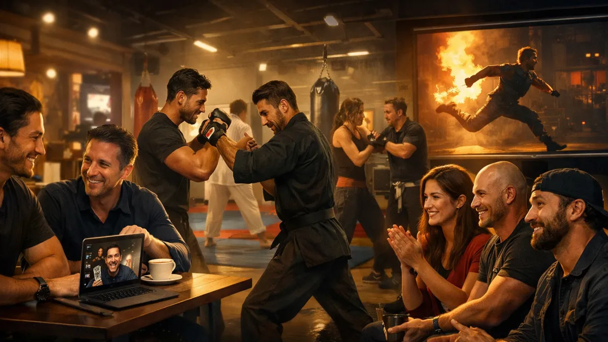 Building connections in the martial arts world