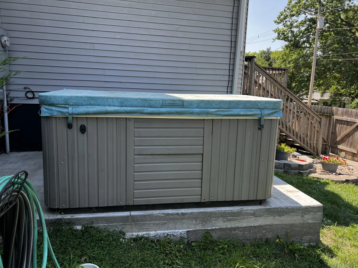 Hot Tub we moved