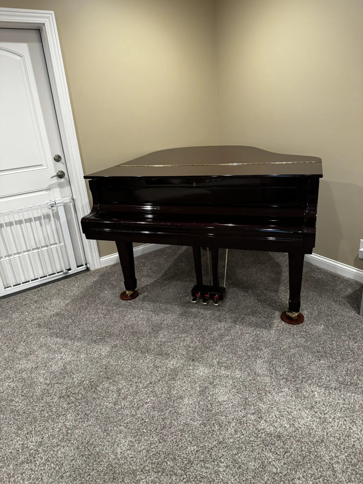 family room baby grand piano we relocated