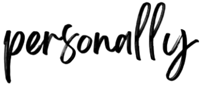 Stylized text displaying the word ‘Personally