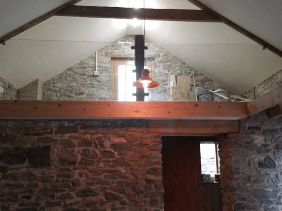 A barn conversion that our Carmarthenshire joinery services worked on