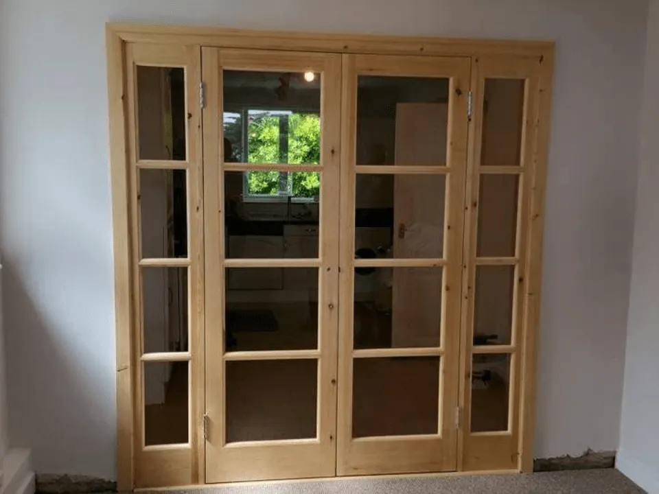  An internal wooden door that we installed