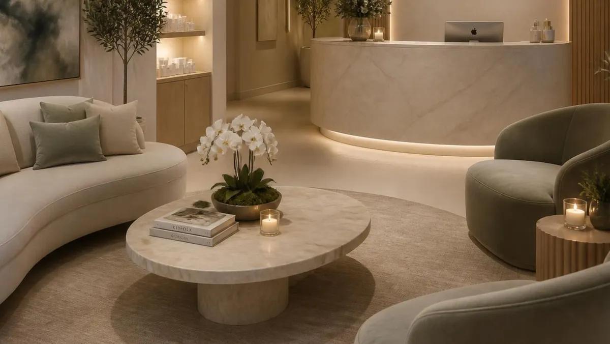 Kibali Medical Spa Reception and Clinic Interior