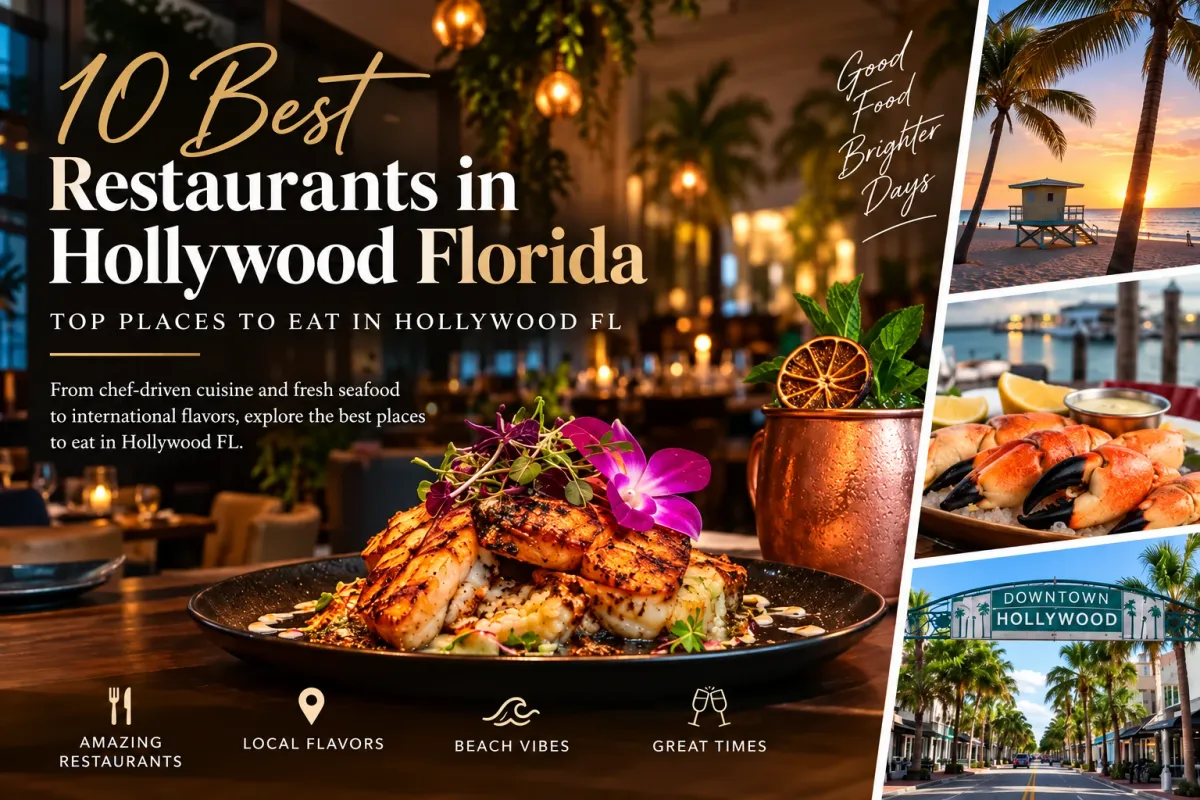 10 Best Restaurants in Hollywood Florida: Top Places to Eat