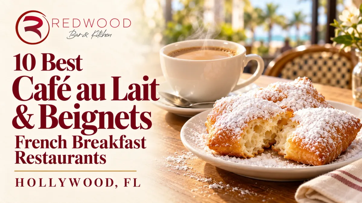 Café au Lait and Beignets French Breakfast Places in Hollywood
