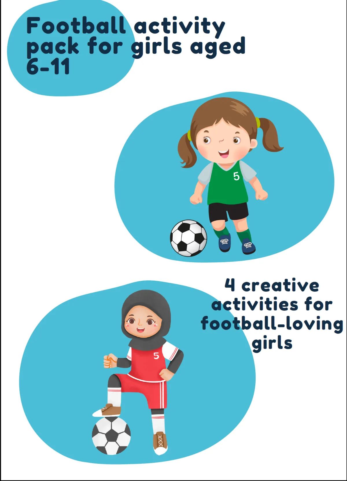 Free football activity for girls