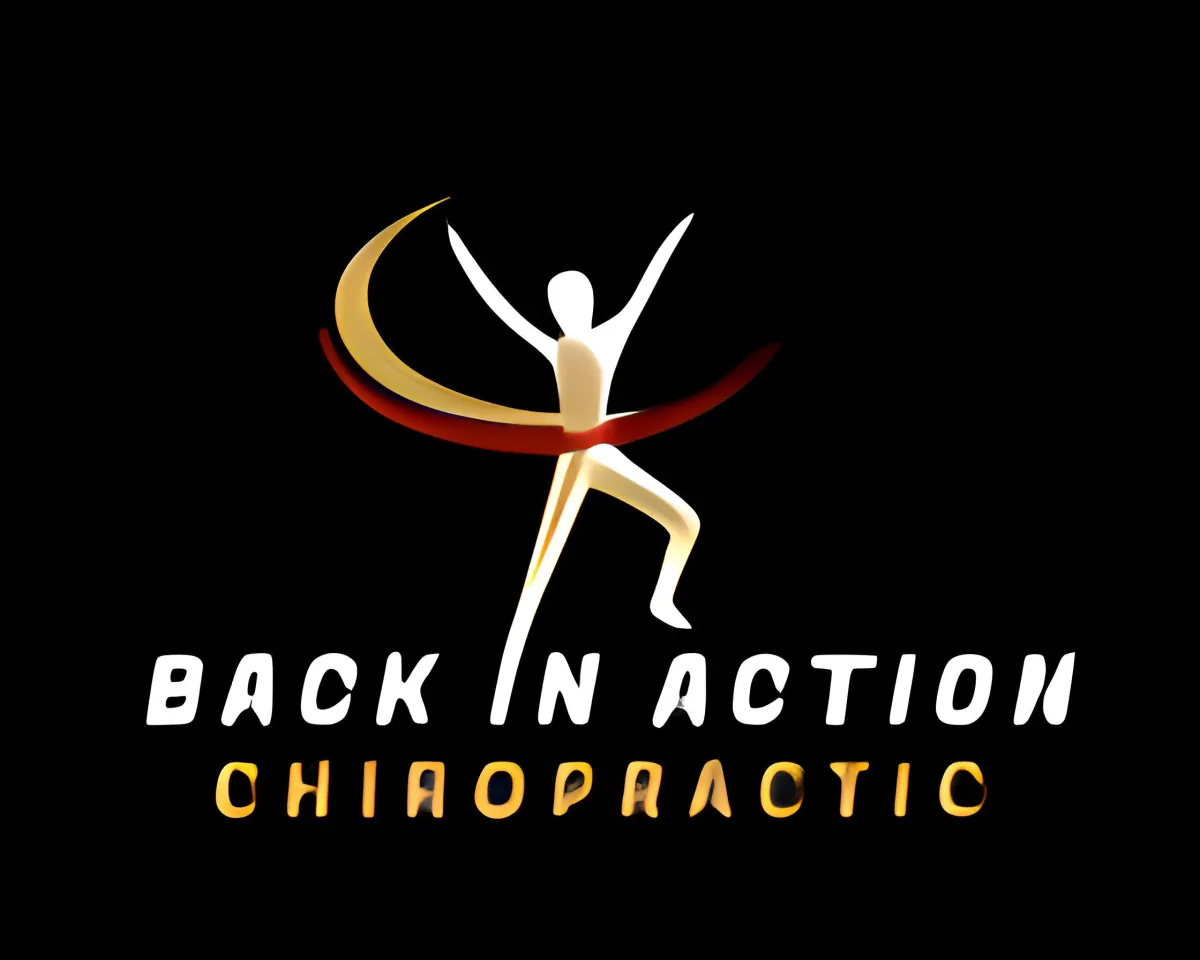 Logo of Back In Action Chiropractic, a premier Las Vegas chiropractic clinic specializing in chiropractic adjustments, laser therapy, performance enhancement, auto injury rehabilitation, and pain management. The logo features a stylized spine design, symbolizing expert care and comprehensive treatment solutions.