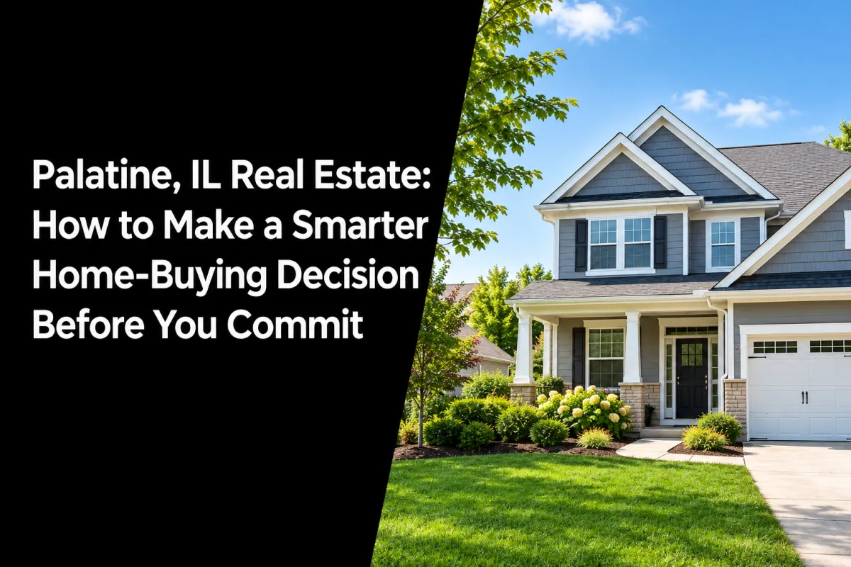Palatine IL real estate home in a welcoming suburban neighborhood