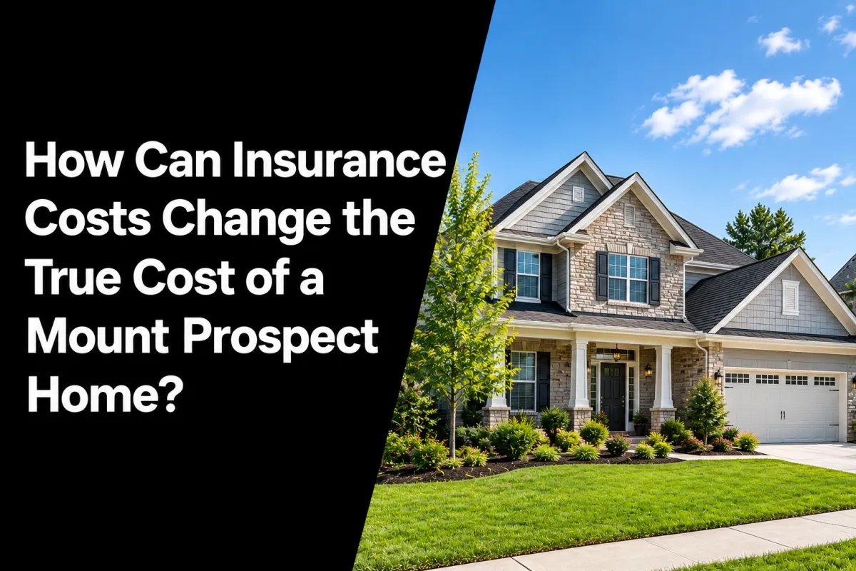 Mount Prospect IL home showing factors that can affect homeowners insurance costs
