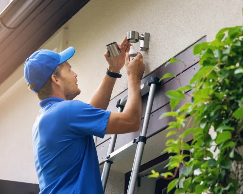 Exterior Light Installation in Bear