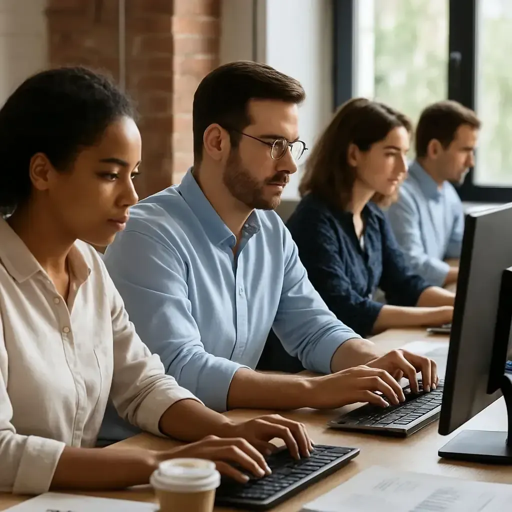 Residents at Grace Haven focused on personal growth and productivity through structured activities and work training.