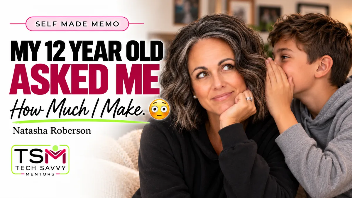 My 12-year-old asked how much I make