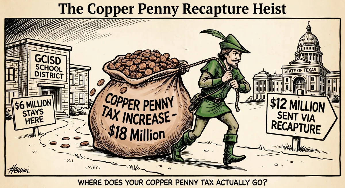Raising Taxes Isn’t the Answer for GCISD: The Truth About Copper Pennies