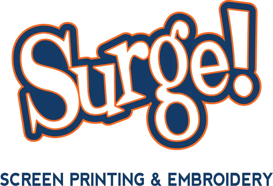 Surge Screen Printing and Embroidery Logo
