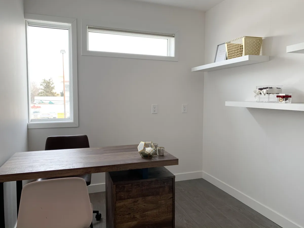 Office 205 for rent at TableSpace coworking space, great for accountants, lawyers, or therapists