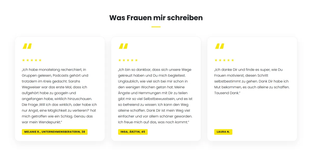 Was Frauen mir schreiben – drei Kundenstimmen zum Kinderwunsch-Wegweiser