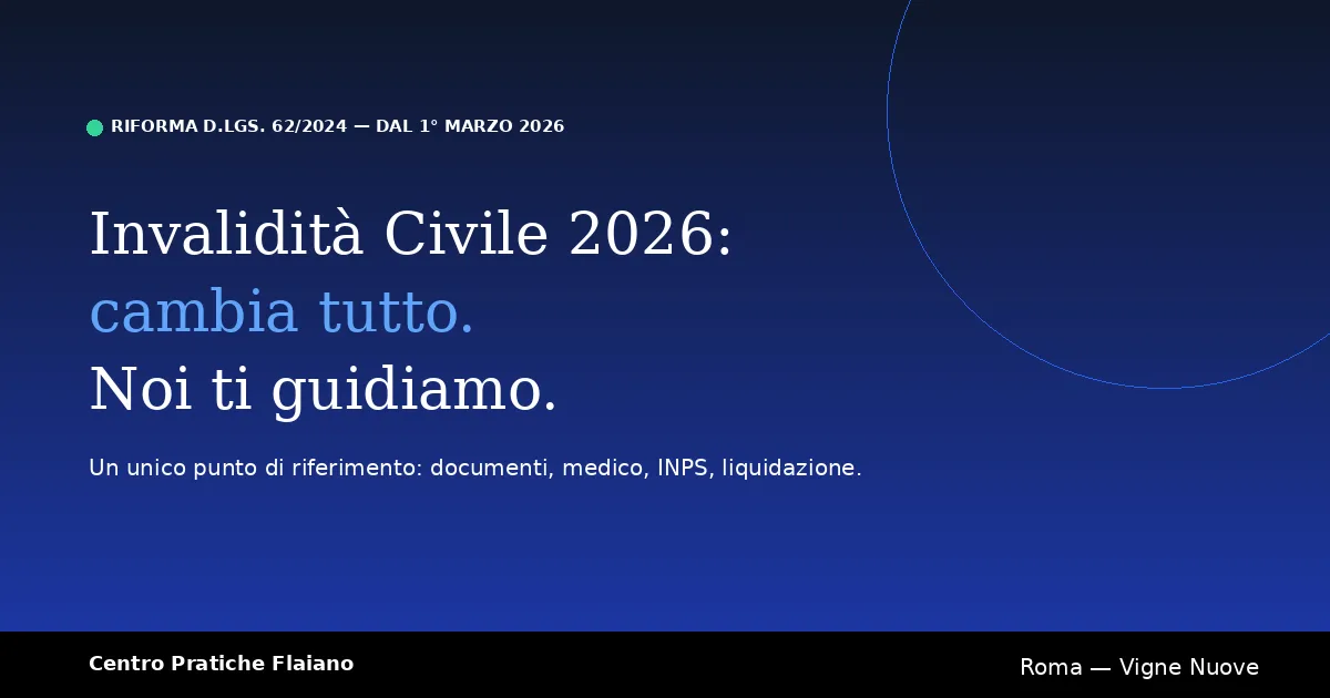 Invalidità Civile 2026