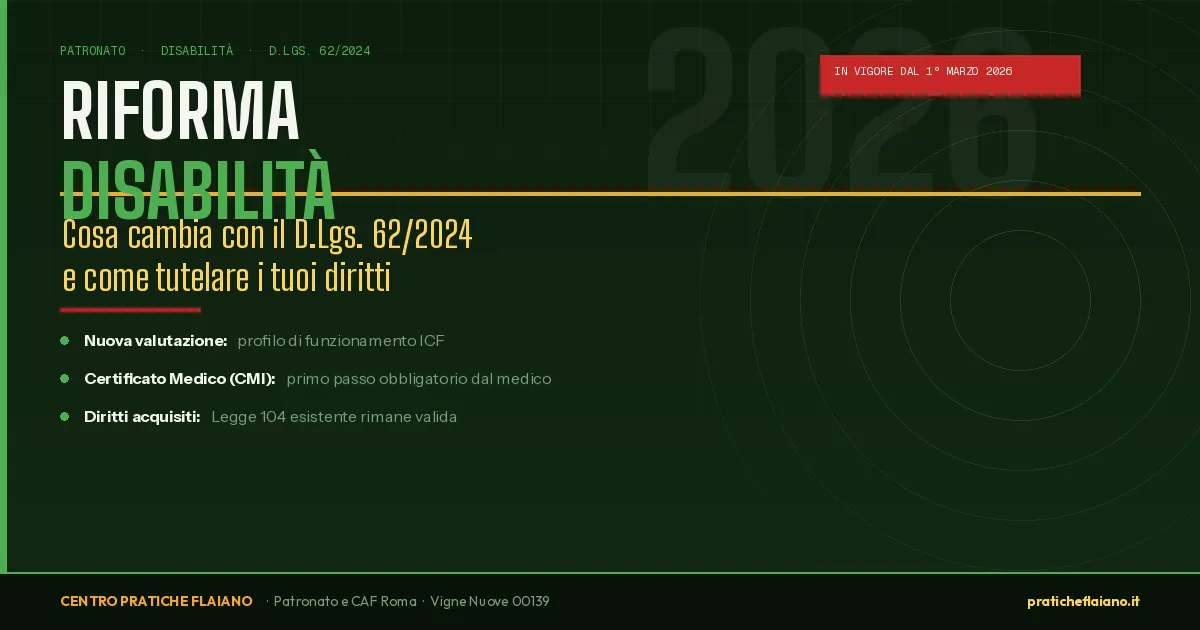 Riforma Disabilità 2026: Cosa Cambia con il D.Lgs. 62/2024 da Marzo 2026