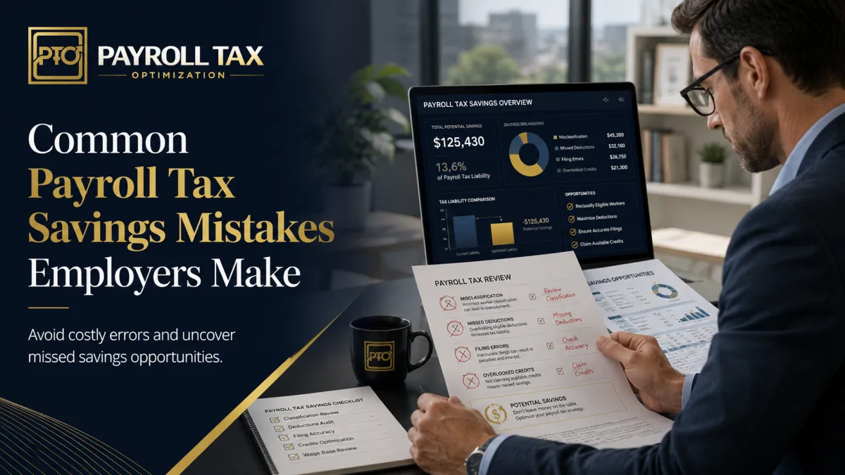 Common Payroll Tax Savings Mistakes Employers Make — And How to Avoid Every One of Them