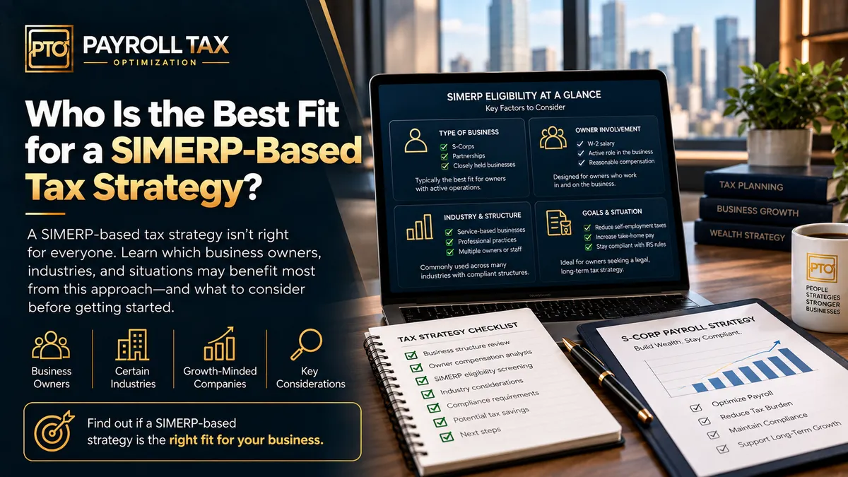 Who Is the Best Fit for a SIMERP-Based Tax Strategy? A Clear Employer Qualification Guide