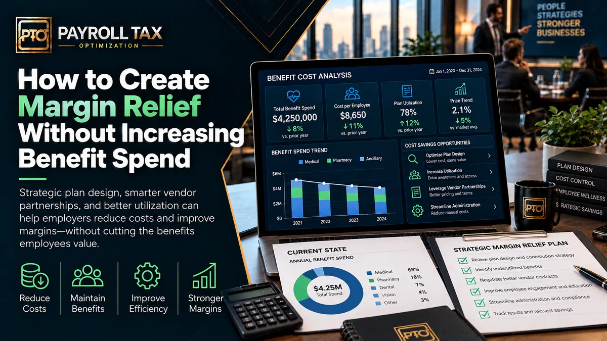 How to Create Margin Relief Without Increasing Benefit Spend — A Strategic Guide for Employers