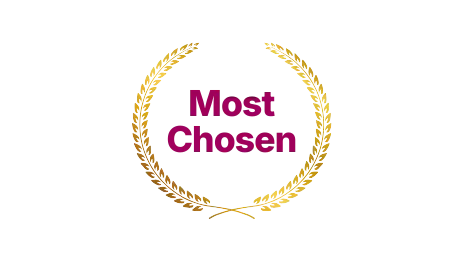 Most chosen service badge