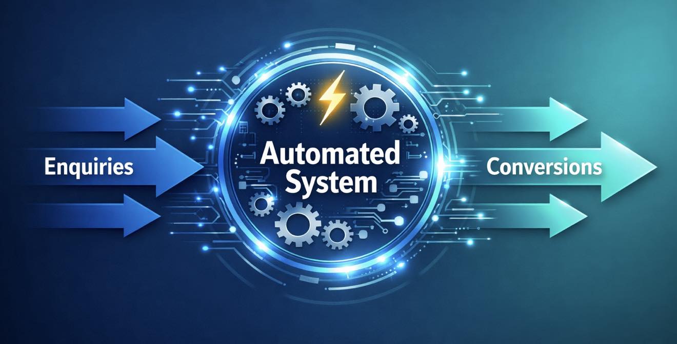 automated system connecting lead capture follow up and conversion