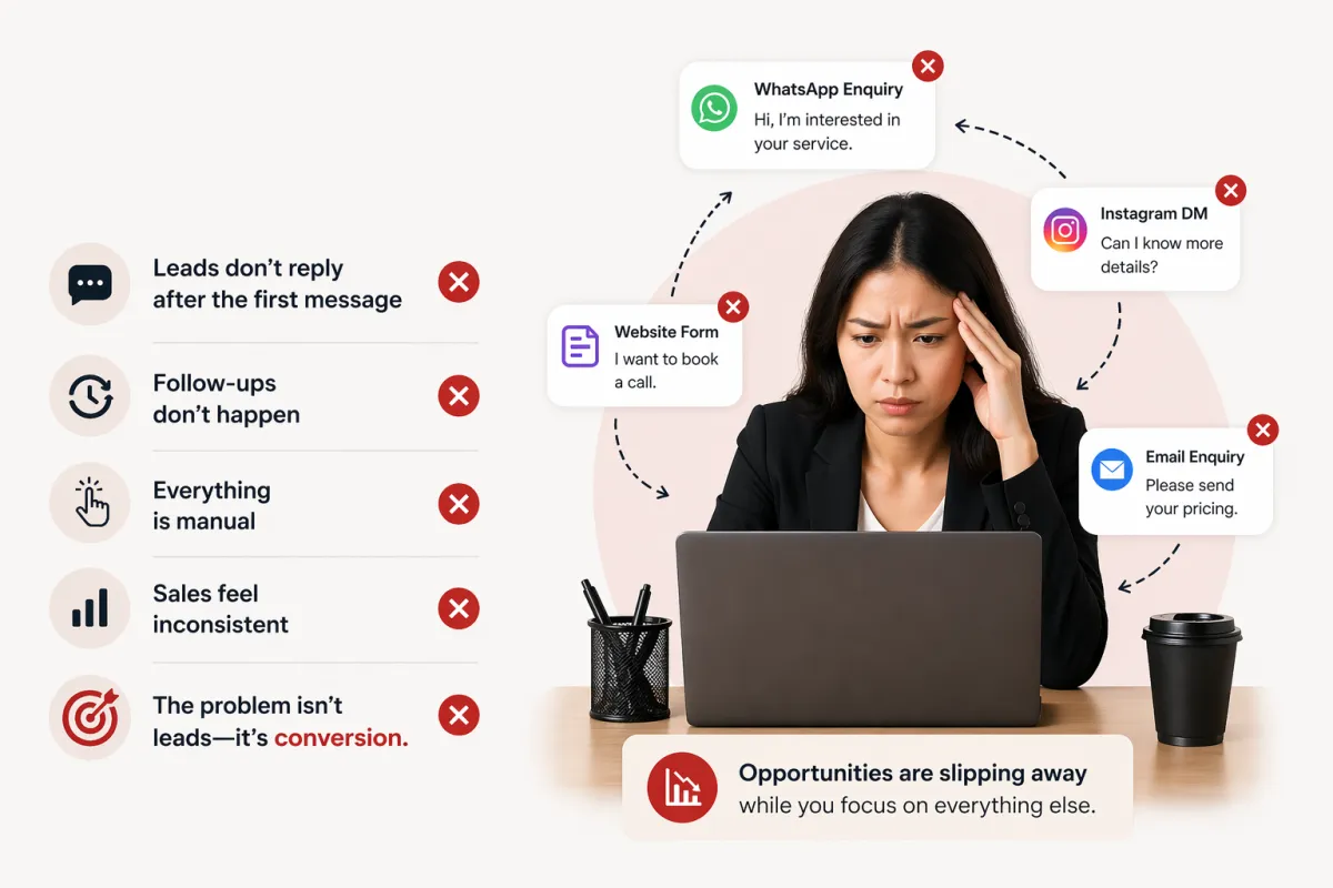 all in one business automation system with crm workflows and team management