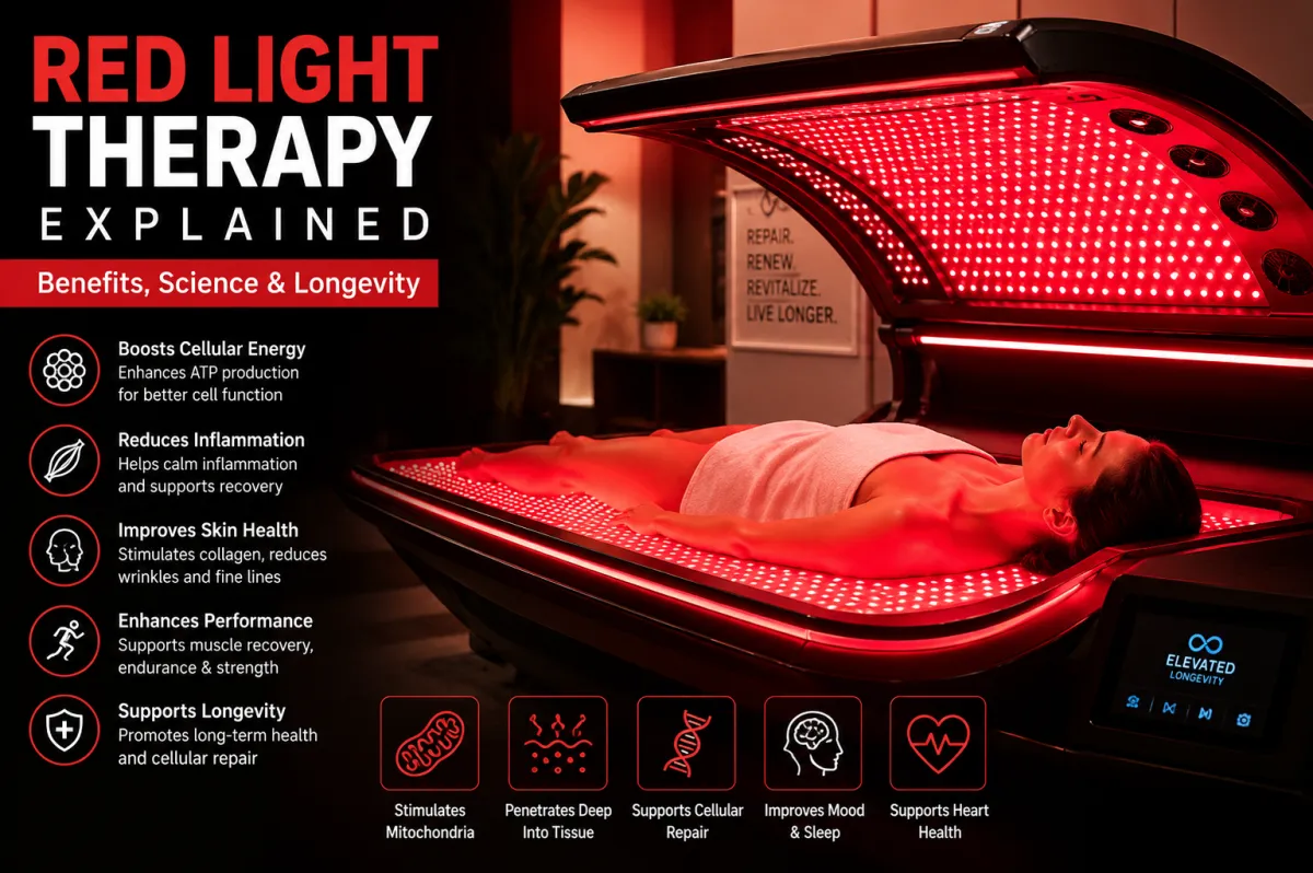 Red Light Therapy Explained: Benefits, Science & Longevity
