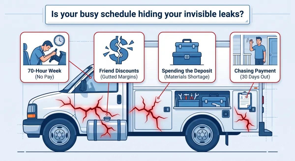 Why a busy solo HVAC business can still be short on cash 