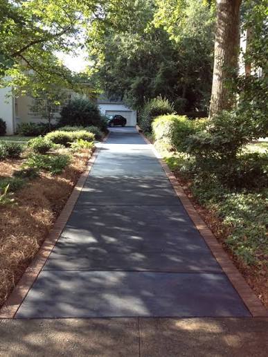Greenville Concrete Pros levels walkway