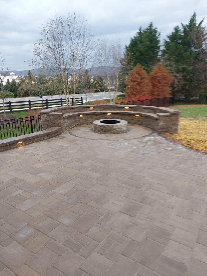 Greenville Concrete Pros levels Patio