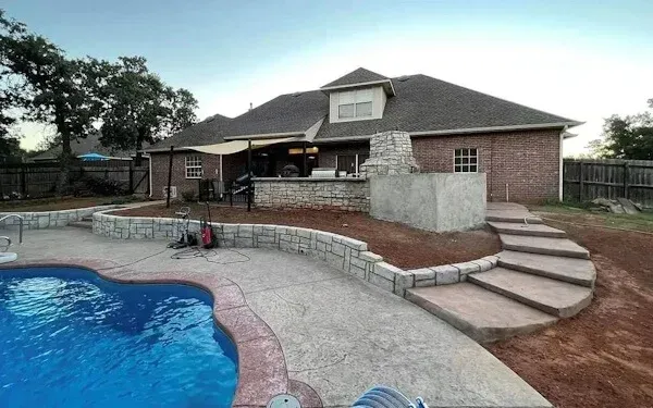 Greenville Concrete Pros levels sidewalks.