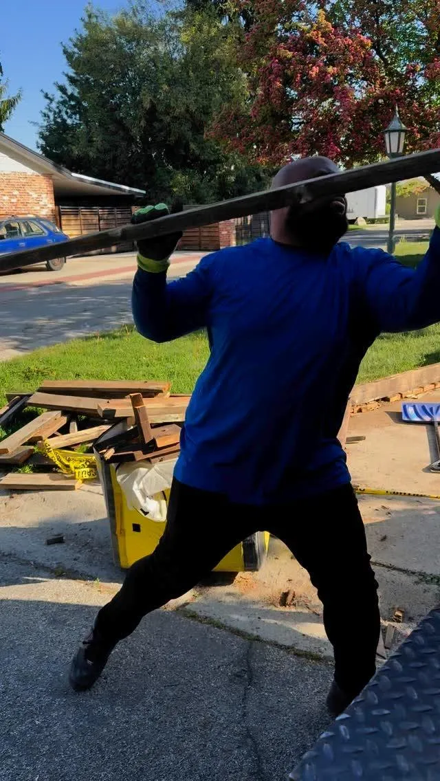 Junk Holler team doing junk removal in Boise, ID