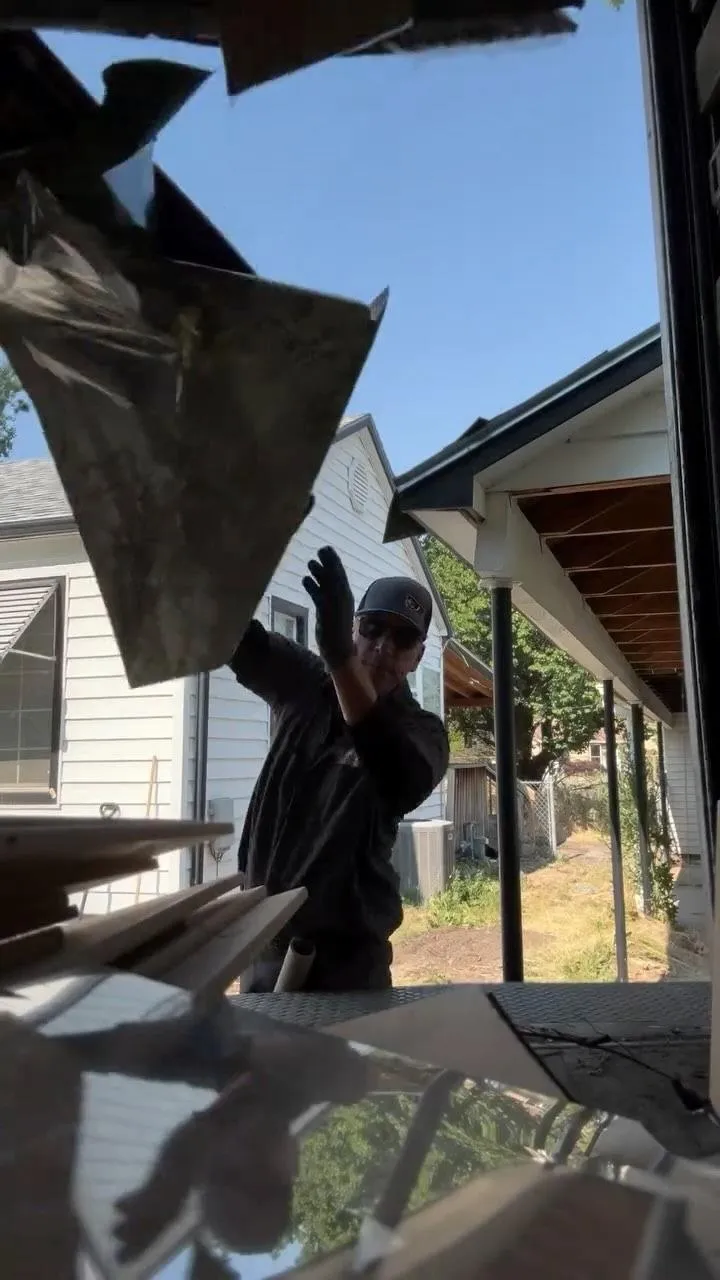 Junk Holler team doing junk removal in Boise, ID