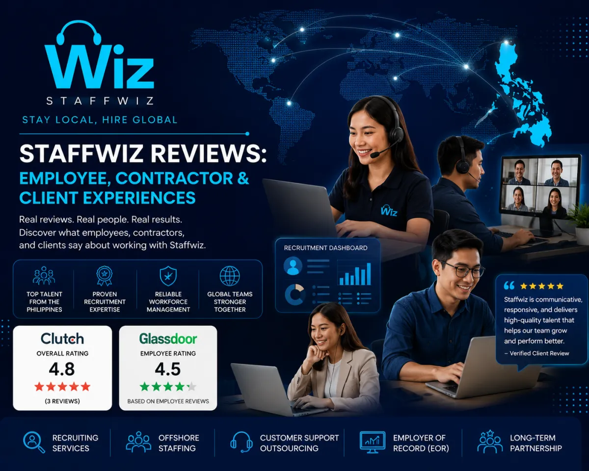 Staffwiz Reviews: Employee, Contractor & Client Experiences | Stay Local, Hire Global