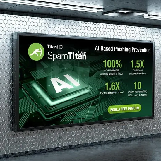 TitanHQ SpamTitan Plus+ Ad by | Cliste Design