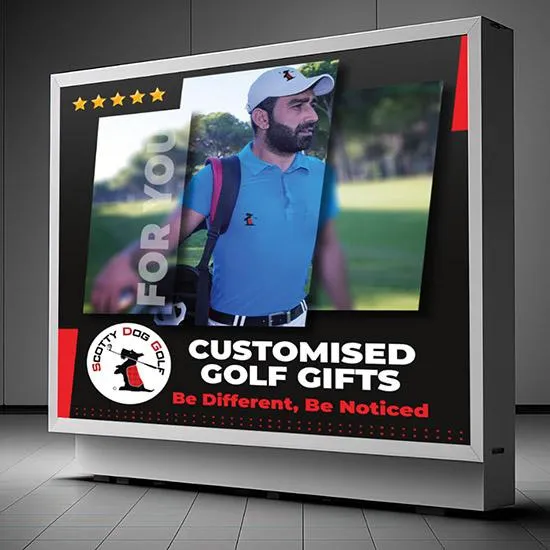 Scotty Dog Golf - Customised Golf Gifts Banner by Cliste Design