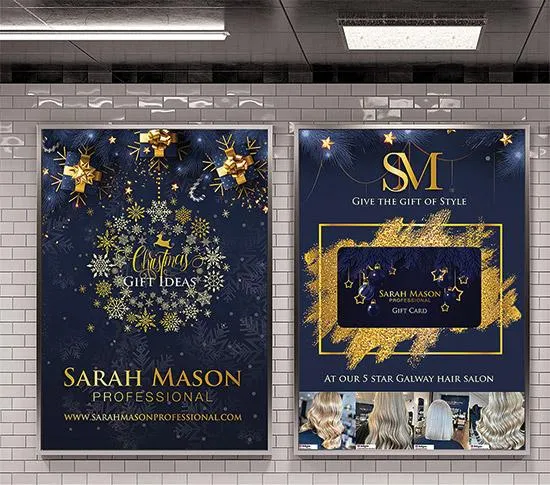 Sarah Mason Professional Christmas Brochure Design by Cliste Design 