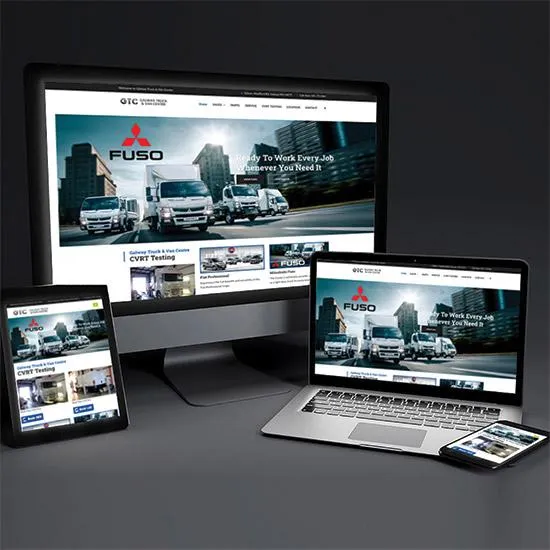 Galway Truck & Van Centre Website that is responsive, and easy to navigate